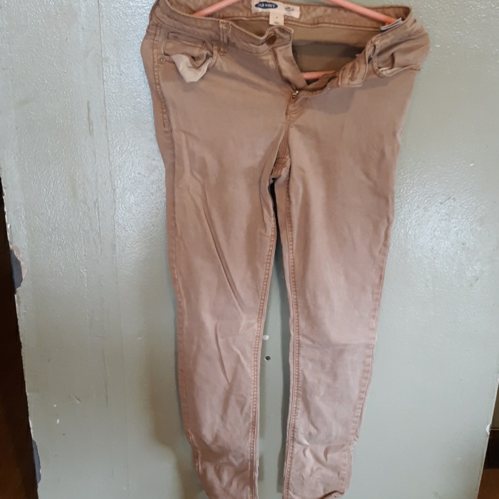4 womans khaki rockstar super skinny jeans